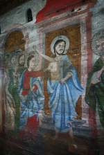 Rozavlea, Fresken in der St.