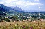 Blick ber Bran in Siebenbrgen.