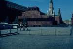 Wachablsung am Lenin Mausoleum in Moskau am Roten Platz im September 1981