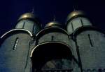Trme der Mari-Entschlafens-Kathedrale (Uspenski Sobor), der grten Kirche innerhalb des Moskauer Kremls, im September 1981