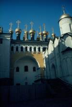 Die Hauskirche des Terjem Palais (des groen Kremlpalastes) im Moskauer Kreml im September 1981