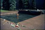 Das Grabmal des unbekannten Soldaten im Alexandergarten am Kreml im September 1981