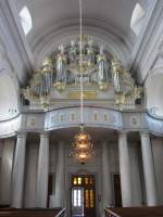 Karlskrona, Orgel der Fredrikskyrkan (12.07.2013)