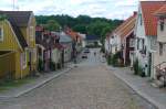 Ronneby, Huser in der Kyrkogatan Strae (12.07.2013)