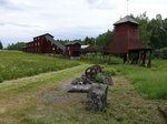 Ludvika, Grubenmuseum, Freilichtmuseum das die Geschichte des Bergbaus dokumentiert (16.06.2016)