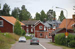 Die kleine Ortschaft Tllberg am Siljansee in Dalarna.