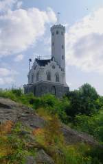 Sderhamn, Oscarsborg, Aussichtsturm auf dem stlichen Stadtberg, erbaut 1895 (08.07.2013)