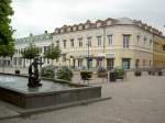 Laholm, Brunnen am Marktplatz, Provinz Halland (22.06.2013)