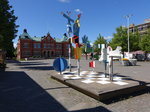 Vrnamo, Marktplatz mit altem Rathaus (12.06.2016)