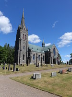 Svsj, neugotische Kirche, erbaut von 1890 bis 1891 durch Architekt Gustaf Petterson (12.06.2016)