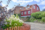 Besvrvsgatan in Oskarshamn (Smland, Schweden).