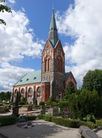Sjbo, neugotische Pfarrkirche, erbaut von 1901 durch August W.