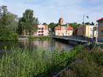 Torshlla, Altstadt mit Kirchturm und Bibliothek (15.06.2016)