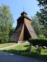 Danderyd, hlzerner Glockenturm der Ev.