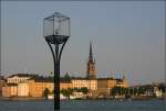 Blick vom Stadshuset nach Riddarholmen.