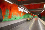 Stockholm ist berhmt fr seine kunstvoll gestalteten U-Bahn-Stationen.