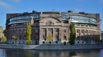 Das zwischen 1897 und 1905 erbaute Reichstagsgebude in Stockholm.