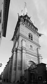 Die lutherische  Deutsche Kirche  im Herzen von Stockholm ist der heiligen Gertrud von Nivelles geweiht, die auch als Schutzpatronin der Reisenden gilt.