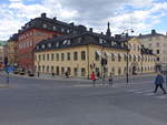 Stockholm, historischer Ryningskapalais am Munkbron Platz (04.06.2018)