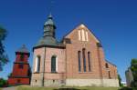 Skokloster, Klosterkirche, dreischiffige Backsteinbasilika, erbaut Mitte des 13.