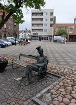 Am Stortorget Platz in Filipstad (17.06.2016)