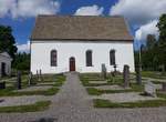 Herrskog, Skogskyrkan, mittelalterliche Kirche, erbaut im 13.