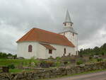 Kareby, evangelische Kirche, erbaut im 14.