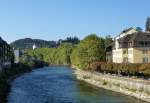 Baden, Blick ber die Limmat in Richtung Altstadt, Sept.2015