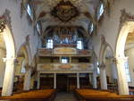 Laufenburg, Orgelempore in der Stadtkirche St.
