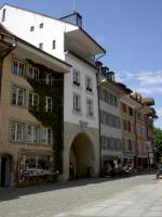 Lenzburg, Huser an der Kirchstrae in der Altstadt (07.06.2012)