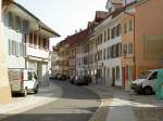 Mellingen, Häuser in der kleinen Kirchgasse, Kanton Aargau (25.03.2012)