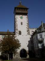 Rheinfelden, Kupferturm oder Storchennestturm , stliches Stadttor (26.08.2012)