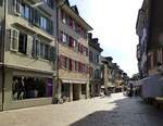 Rheinfelden AG, Blick in die Marktgasse, Mai 2017