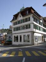 Herisau, Haus zum Tannenbaum von 1780 am Obstmarkt (21.08.2011)