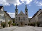 Arlesheim, Domkirche, erbaut von 1679 bis 1681 nach Plnen von Franz Demess, 1759   im Rokoko Stil umgebaut (26.08.2012)