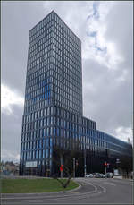 Moderne Architektur in Basel -    Der 78 m hohe Grosspeter-Tower wurde 2017 fertiggestellt.