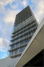 Moderne Architektur in Basel -    Asklepios 8 von Herzog & de Meuron im Novartis Campus.