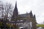 BASEL (Kanton Basel-Stadt), 01.10.2020, Blick vom Theaterplatz auf die Offene Kirche Elisabethen