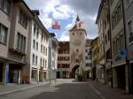 Liestal, Stadttor Trli oder Wassertor der Stadtbefestigung (22.07.2012)