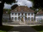 Sissach, Herrenhaus von Schloss Ebenrain, erbaut von 1773 bis 1775 von Samuel Werenfels, barocker Landsitz (22.07.2012)