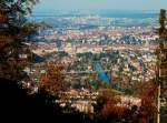 Blick auf die Stadt Bern vom Gurten aus - 29.10.2014