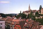 Berner Altstadt und Mnster vom Groen Muristalden aus gesehen.