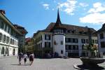 Thun, Rathausplatz, Kanton Bern (01.08.2010)