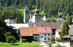 Blick auf alten Ortsteil Susch am 19.08.2008