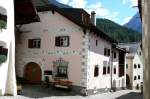 Engadiner Bauernhaus in Scuol am 27.08.2008