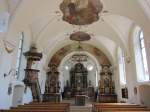 Meierskappel, Altre und Kanzel der Pfarrkirche zu unserer lieben Frau (11.08.2012)