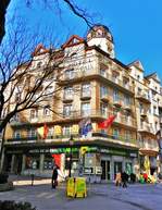 Luzern, Restaurant Lapin und Hotel de la Paix.