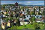 Der Luzerner Stadtteil Bramberg wird von Villen verschiedener Baujahre dominiert.