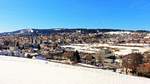 La Chaux-de-Fonds, Panorama in Richtung Westen - 29.02.2012