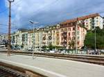 Neuchtel, Blick vom Bahnhof in Richtung Place Blaise-Cendrars - 25.07.2013